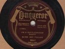 78 rpm PRE WAR BLUES Blind Boy Fuller Conqueror 8641 in V+ Hear