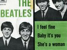THE BEATLES, I FEEL FINE + 3 ORIG. 1965 DENMARK  EP WITH PIC COVER, RARE