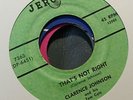 rare Blues 45 CLARENCE JOHNSON That's Not Right JEROME (USA, 1958)