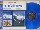 BEACH BOYS SUNSHINE DAYS SURFIN' WITH THE CAPITOL Japan OBI CREAR BLUE VYNYL LP