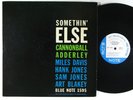 CANNONBALL ADDERLEY Somethin' Else LP on Blue Note 63rd DG mono