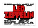 LED ZEPPELIN.UK 1971 MANCHESTER SHOW SCREEN PRINT POSTER MINT