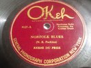 1924 Reese Du Pree 78 RPM - Norfolk Blues / One More Rounder Gone - Okeh 8127