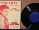 REINHOLD SVENSSON PIANO FAVORITES VOL.1 PRESTIGE 10” LP ORIGINAL CLEAN