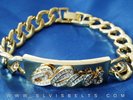 Gold 'Elvis' Signature Bracelet - 4 Sizes Available