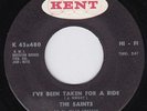 SAINTS I've Been Taken For A Ride RARE M- northern soul 45 The Sun Don't Shine