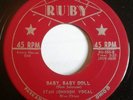 RARE ( ROCKABILLY 45 ) 1958 ORIG - STAN JOHNSON BABY BABY DOLL VG+
