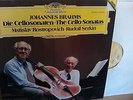 BRAHMS CELLO SONATAS - SERKIN / ROSTROPOVITCH - DG DIGITAL LP NM