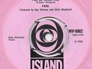 FREE I'LL BE CREEPING c/w SUGAR FOR MR MORRISON ISLAND PINK LABEL WIP-6062 EX+