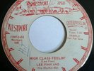 RARE ( ROCKABILLY 45 ) 1959 - LEE FINN - HIGH CLASS FEELIN - POUR ME A GLASS VG+