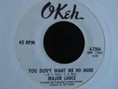 MAJOR LANCE - You Don't Want Me No More - Northern Soul Classic - Listen 