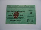 Rolling Stones Concert Ticket 23 May 1976 Earls Court London UK - original