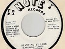 45rpm ; EULA COOPER , STANDING BY LOVE , EXC. WHITE LABEL ' NOTE ' XO-SOUL RARE