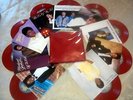Michael Jackson Set of 9 x Red Vinyl 7-inch Singles | Original First Edition