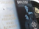 LUDWIG HOELSCHER / HANS ALTMANN - VIOLINCELLO RECITAL TELEFNKEN TW 30127 LP