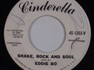 EDDIE BO: Shake, Rock and Soul CINDERELLA New Orleans R&B 45 Promo HEAR