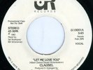 CLAUSEL Let Me Love You MODERN SOUL STEPPER 45 on UP RIGHT VG++