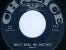 CHRISTIAN HARMONIZERS Don't Need No Doctor BLACK GOSPEL 45 on CHALICE
