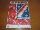 THE STONE ROSES - DEBUT ALBUM - ORIGINAL UK PROMO POSTER - CARD MOUNTED