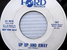 TONI EDEN & MATTEO popcorn soul 45 UP UP & AWAY / RAMONA vg++ FORD RECORDS e9904