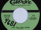 Doo Wop Rocker 45 NITECAPS You May Not Know GROOVE HEAR