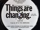 JAY +AMERICANS “Things are Changing” public service 45 +PS BRIAN WILSON '66 HEAR