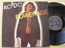 AC/DC -  Powerage - 1978 1st Press Dark Blue Albert Label Original Bon Scott