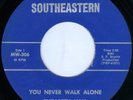 ELIZABETH HALL You Never Walk Alone BLACK GOSPEL 45 on SOUTHEASTERN VG++