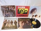 4x The DOORS LP Lot: first s/t Gold label,Strange Days,L.A.Woman,Waiting for Sun