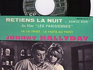 EP JOHNNY HALLYDAY RETIENS LA NUIT POCHETTE GLACEE , BANDE MAUVE, SUPERBE ETAT