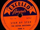 THE BOYER BROTHERS. STEP BY STEP / OH LORD, STAND BY ME.78.EXCELLO 2000.
