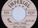 R&B 45 BOBBY MITCHELL & THE TOPPERS I Wish I Knew IMPERIAL HEAR