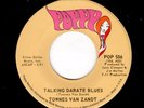 FOLK-TOWNES VAN ZANDT-POPPY 506-TALKING KARATE BLUES/WAITIN' AROUND TO DIE