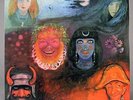 KING CRIMSON IN THE WAKE OF POSEIDON BLUE VINYL UK ISLAND LP PRISTINE MINT