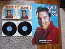 Elvis Presley Double Dynamite Camden 2 Record Set Vinyl Complete With Poster