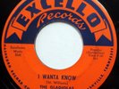 THE GLADIOLAS 45 I Wanta Know / Hey Little Girl VG++ Doo Wop ORIGINAL dm135