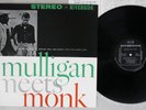 GERRY MULLIGAN MEETS MONK RIVERSIDE SMJ-6107 Japanese Pressing Vinyl LP