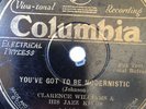 78 RPM JAZZ CLARENCE WILLIAMS JAZZ KINGS Zonky/Got To Be Modernistic Col 14488