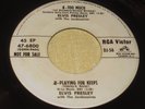 ELVIS PRESLEY Dinah Shore RCA DJ-56 EP White Label Promo 45 RARE