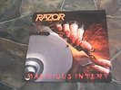 RAZOR Malicious Intent LP Speed Thrash Metal RARE Slayer Sacrifice Metallica