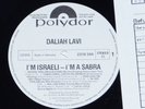 DALIAH LAVI -I'm Israeli - I'm A Sabra- LP 1974 Polydor Promo Archiv-Copy mint