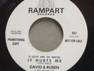 DAVID & RUBEN (I Love Her So Much)It Hurts Me RAMPART 662 Promo Northern Soul 45