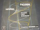 WUHRER - Brahms Schumann liszt Paganini Variations Pathe VOX PL 8850 LP EX