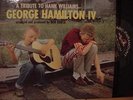 RARE, SIGNED 1958, GEORGE HAMILTON lV  COUNTRY LP, 