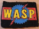 W.A.S.P. , Logo Rubber Patch, Gummipatch, ultra rar, rare, WASP