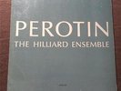HILLIARD ENSEMBLE - PEROTIN - CLASSICAL VINYL LP 1989 ECM RECORDS (GERMAN ISSUE)
