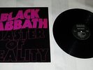 BLACK SABBATH : Master Of Reality, Rare Vinyl LP NEMS ?Records NEL 6004