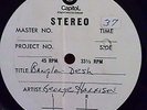 George Harrison- Bangladesh Acetate