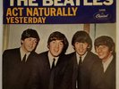 THE BEATLES 45/YESTERDAY, ACT NATURALLY/ORIGINAL PICTURE SLEEVE/PRISTINE/1965
