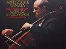 London SLA1015 Schubert:Arpeggione Son;Bridge/Rostropovich, Japan ffss w/score